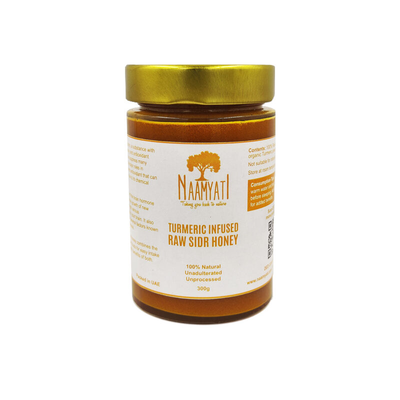 Turmeric Infused Raw Sidr Honey